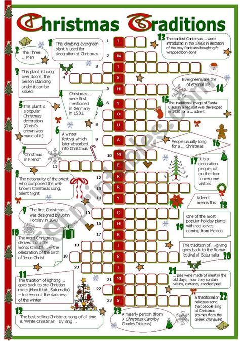 norway christmas traditions crossword